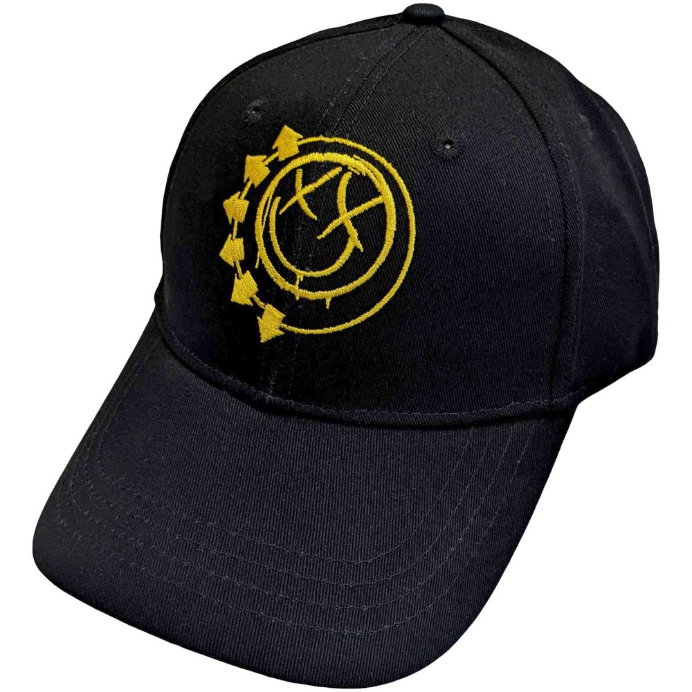 Blink182 - Yellow Six Arrow Smile Baseball cap - Schwarz